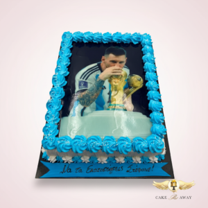 Messi Themed Birthday Cake