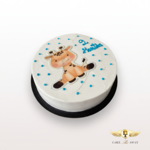 Giraffe 2 Months Baby Cake