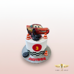 Lightning McQueen Birthday Cake