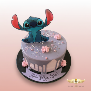 Stitch Drip Cake