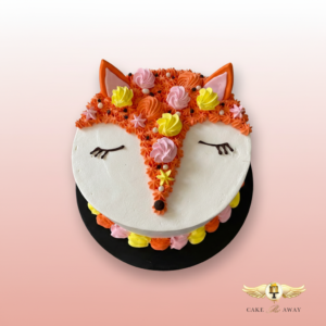 Fox Face Celebration Cake