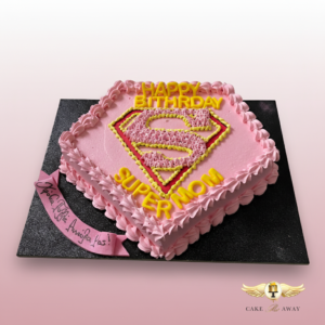 Super Mom Birthday Cake