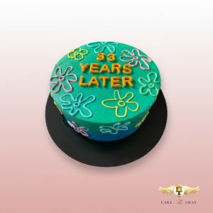 Spongebob 33 Years Later Cake
