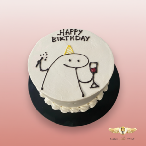 Birthday Flork Meme Cake