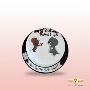 Tom & Jerry Birthday Cake