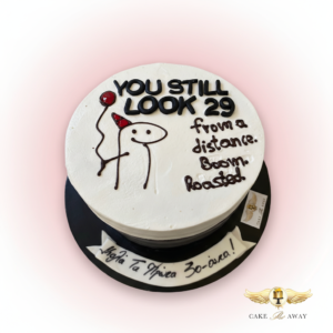 Funny Flork Birthday Cake