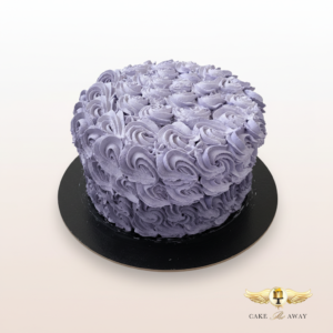 Lilac Rose Swirl Cake