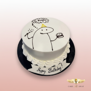 Flork Meme Birthday Cake