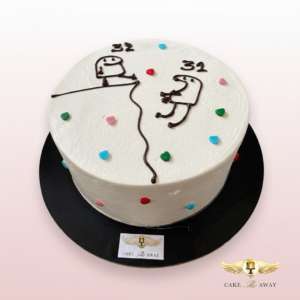 Custom Flork Themed Birthday Cake