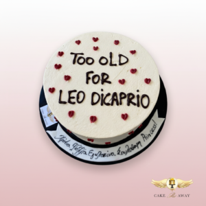 Humorous Leo DiCaprio Birthday Cake